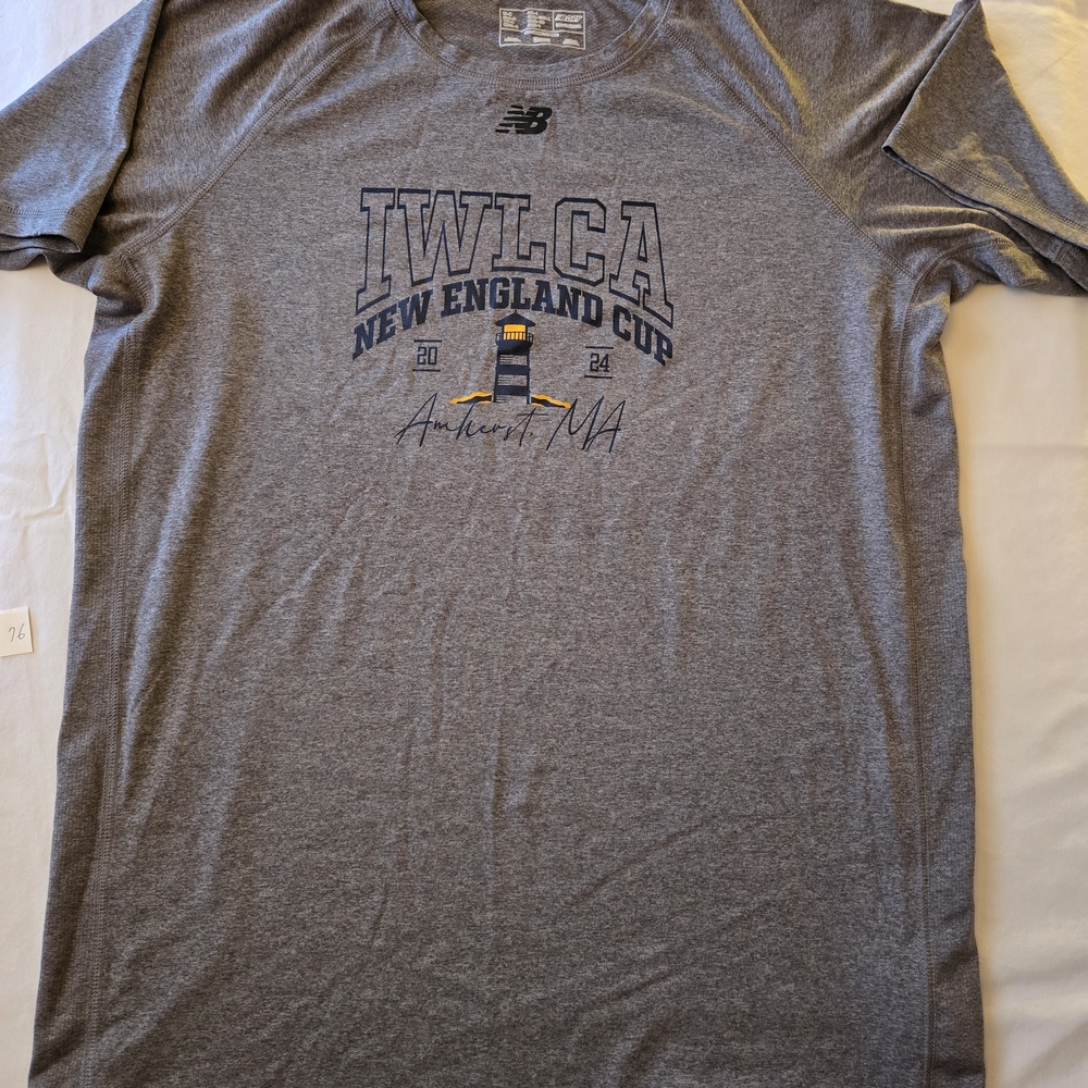 New Balance IWCLA New England Cup Gray Performance Tee